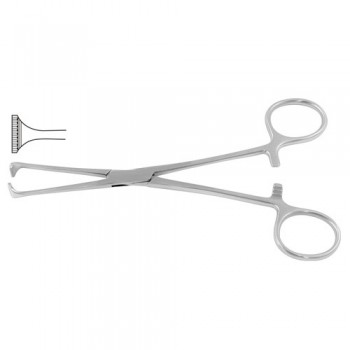 Allis-Adair Intestinal and Tissue Grasping Forceps 10 x 11 Teeth Stainless Steel, 16 cm - 6 1/4"